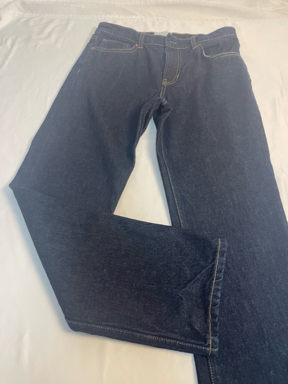 Reformation Cynthia Jeans Womens 27 Dark Wash Mid Rise straight Leg Sustainable